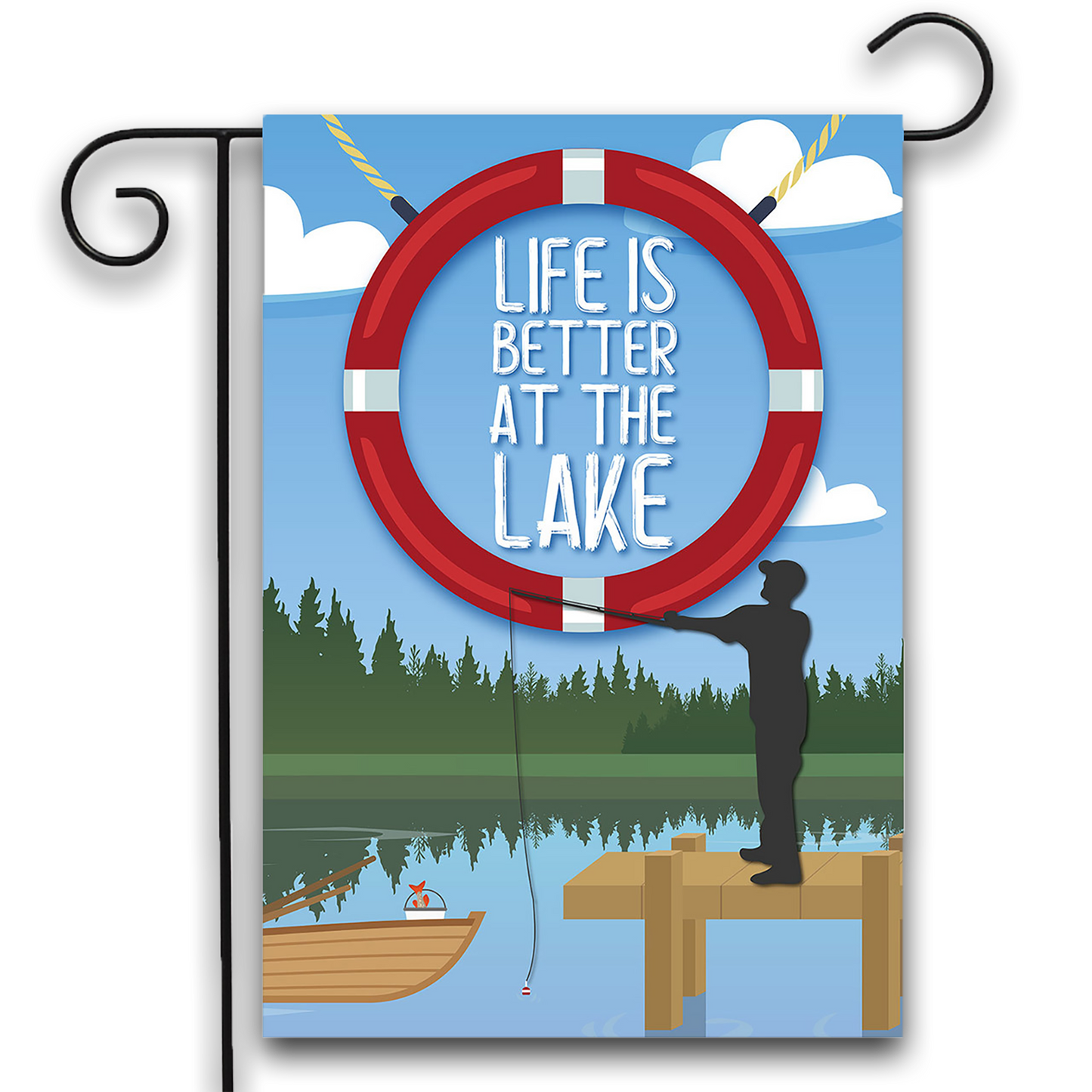 BETTER AT THE LAKE GARDEN FLAG