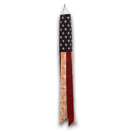 USA TEA STAINED WINDSOCK