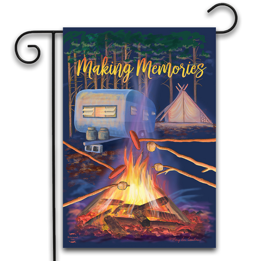MAKING MEMORIES GARDEN FLAG