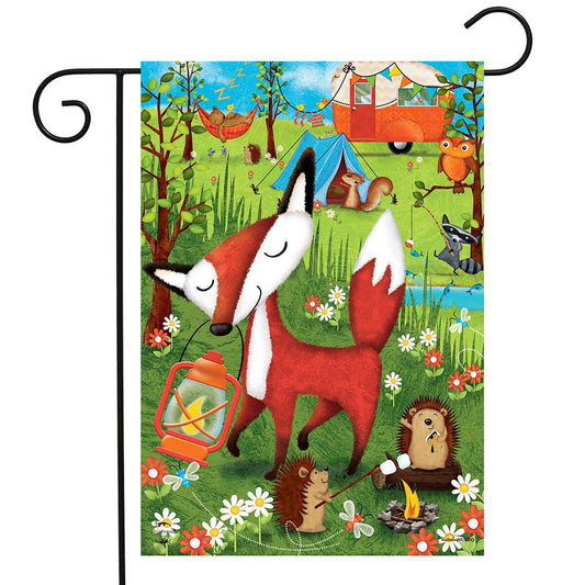 WILDERNESS CAMP GARDEN FLAG