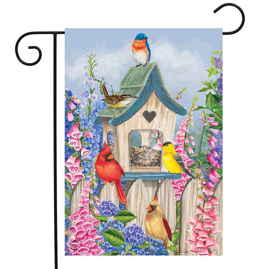 BIRDS OF SPRING GARDEN FLAG