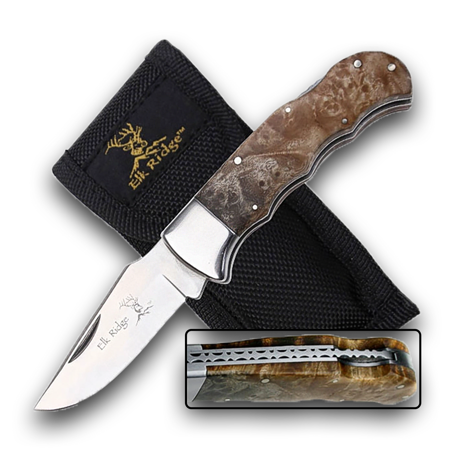 4" ELK RIDGE FOLDING KNIFE