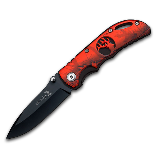 ELK RIDGE RED CAMO HANDLE