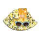 2PC KIDS BUCKET HAT & SUNGLASSES SET