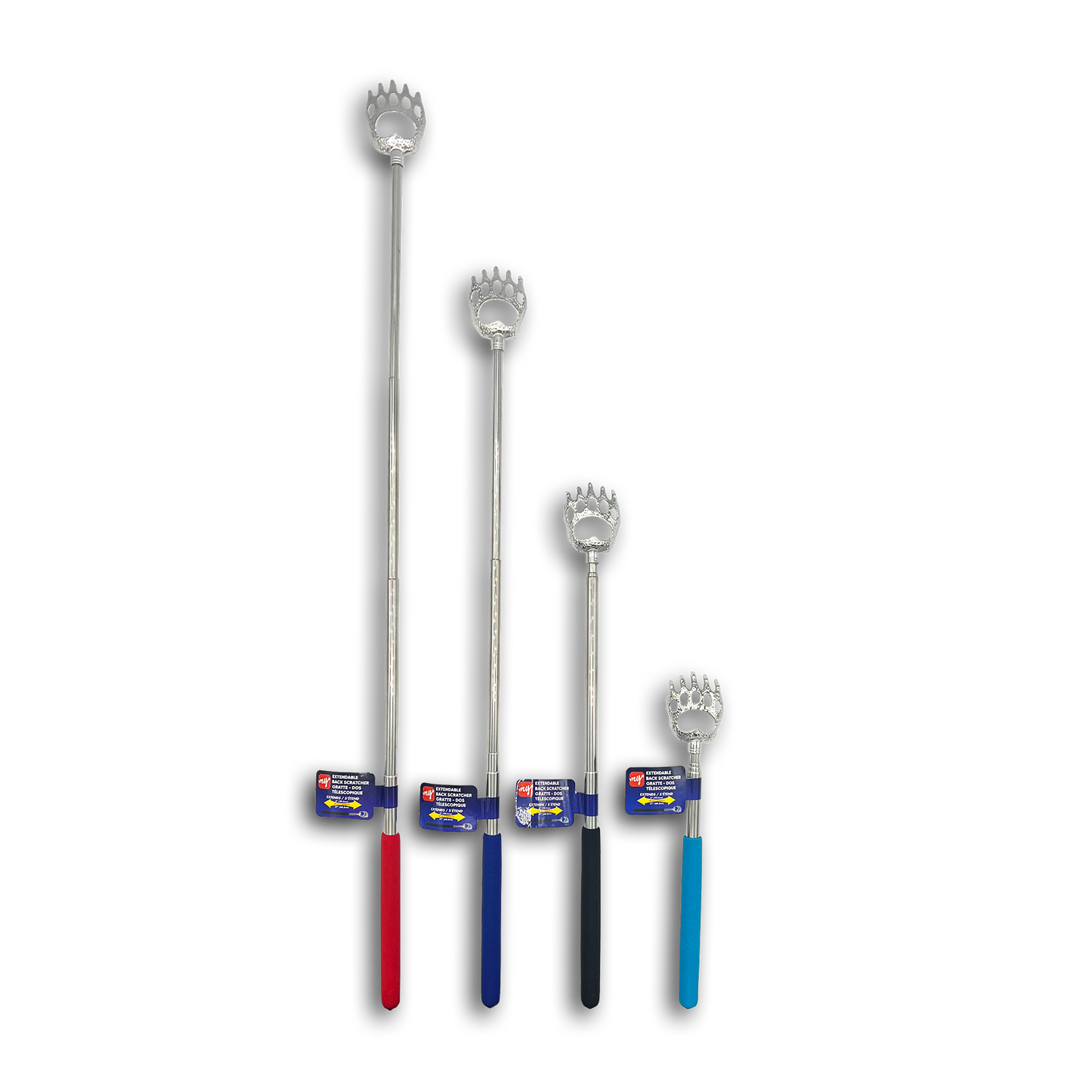 EXTENDABLE CLAW BACK SCRATCHER