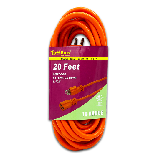 20FT OUTDOOR EXTENSION CORDS