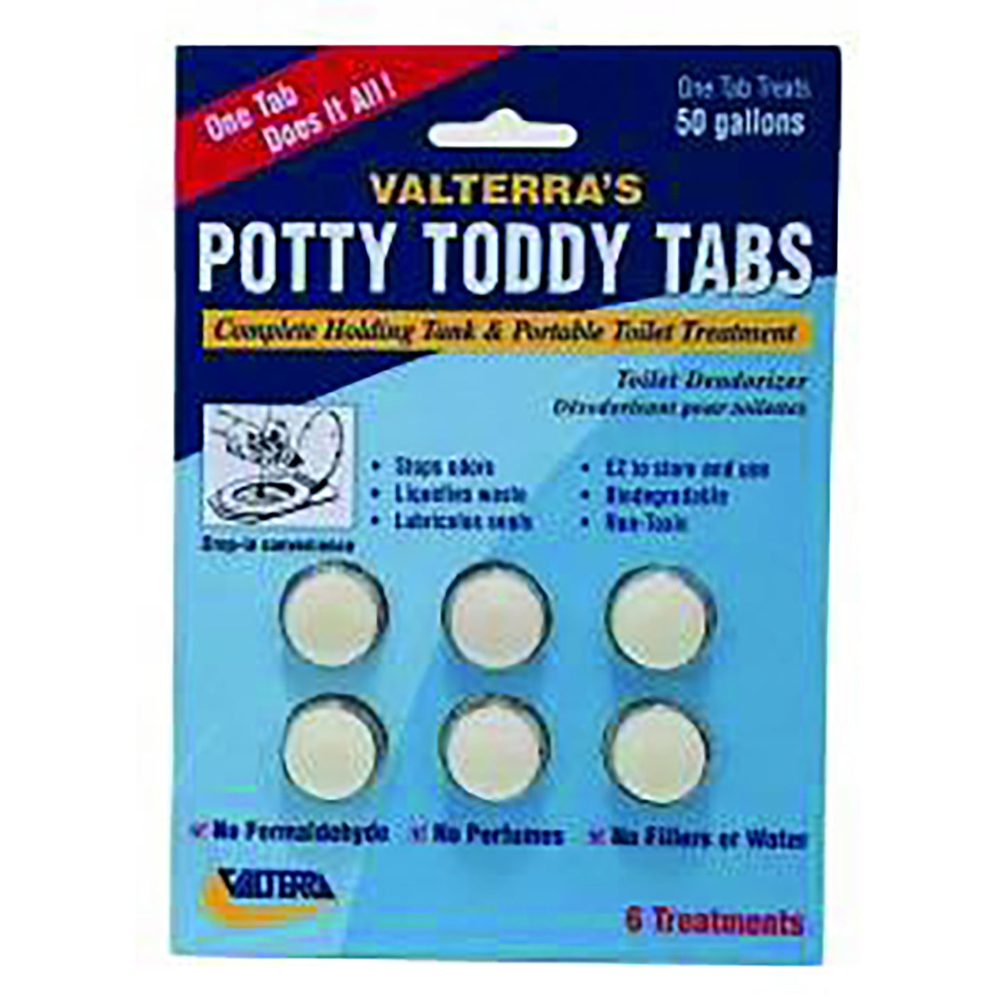6PC POTTY TODDY TABS