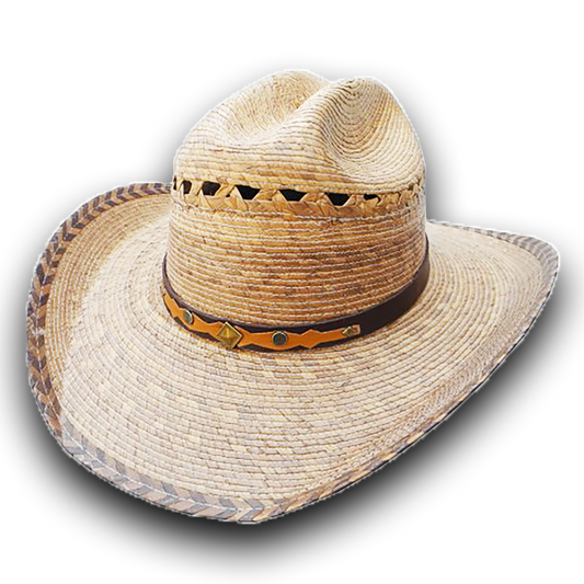 BURNT PALM COWBOY HAT