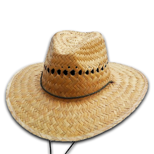 RUSTIC WEAVE PALM HAT