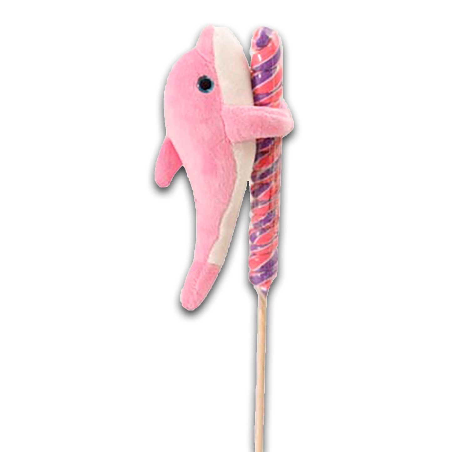 9" LOLLYPLUSH PINK DOLPHIN
