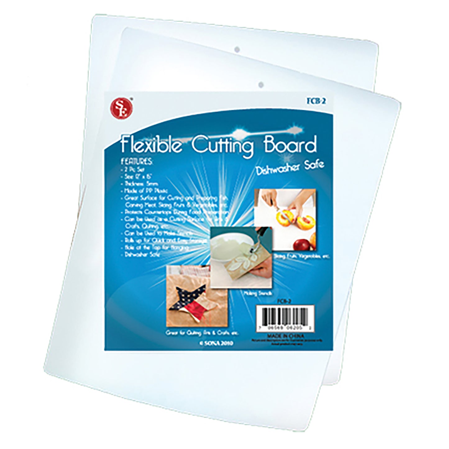 2PC FLEXIBLE CUTTING BOARDS