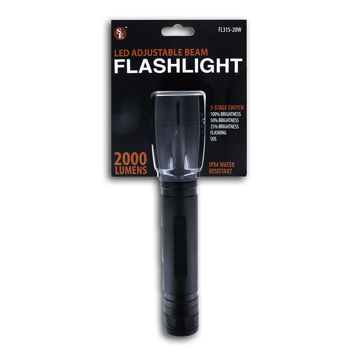 2000 LUMENS LED FLASHLIGHT