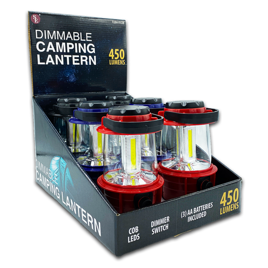 6PC DIMMABLE CAMPING LANTERN DISPLAY