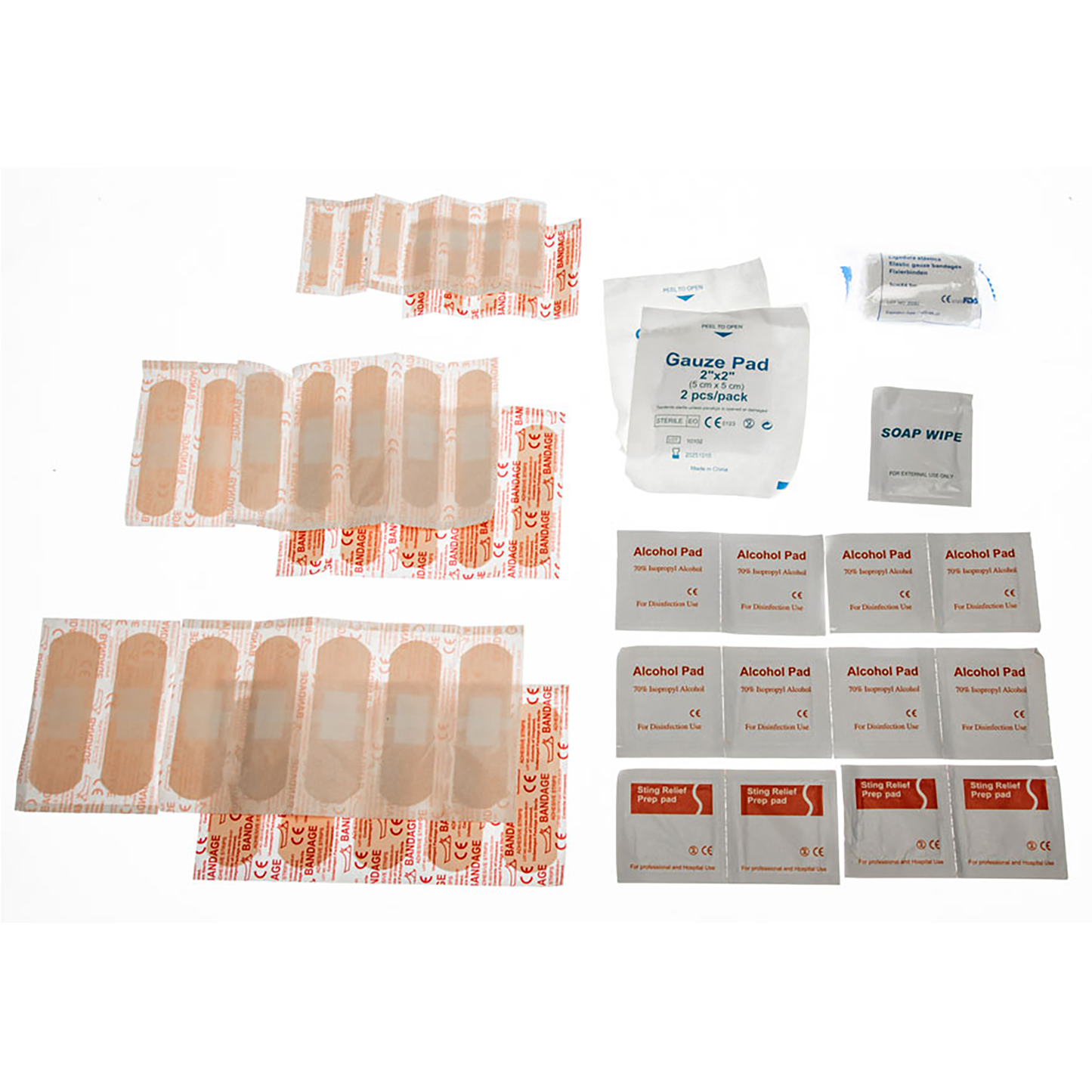 55PC FIRST AID TRAVEL KIT