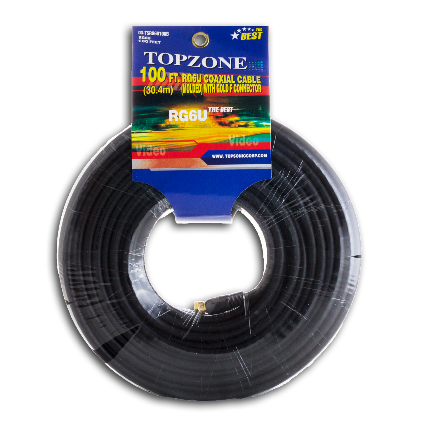 RG6U GOLD PLATED COAX TV CABLE