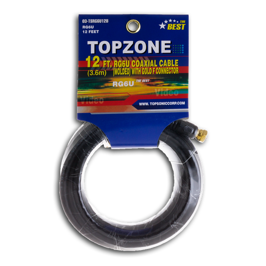 RG6U GOLD PLATED COAX TV CABLE