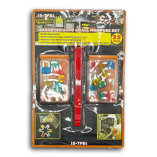 25PC AUTO MINI FUSE SET