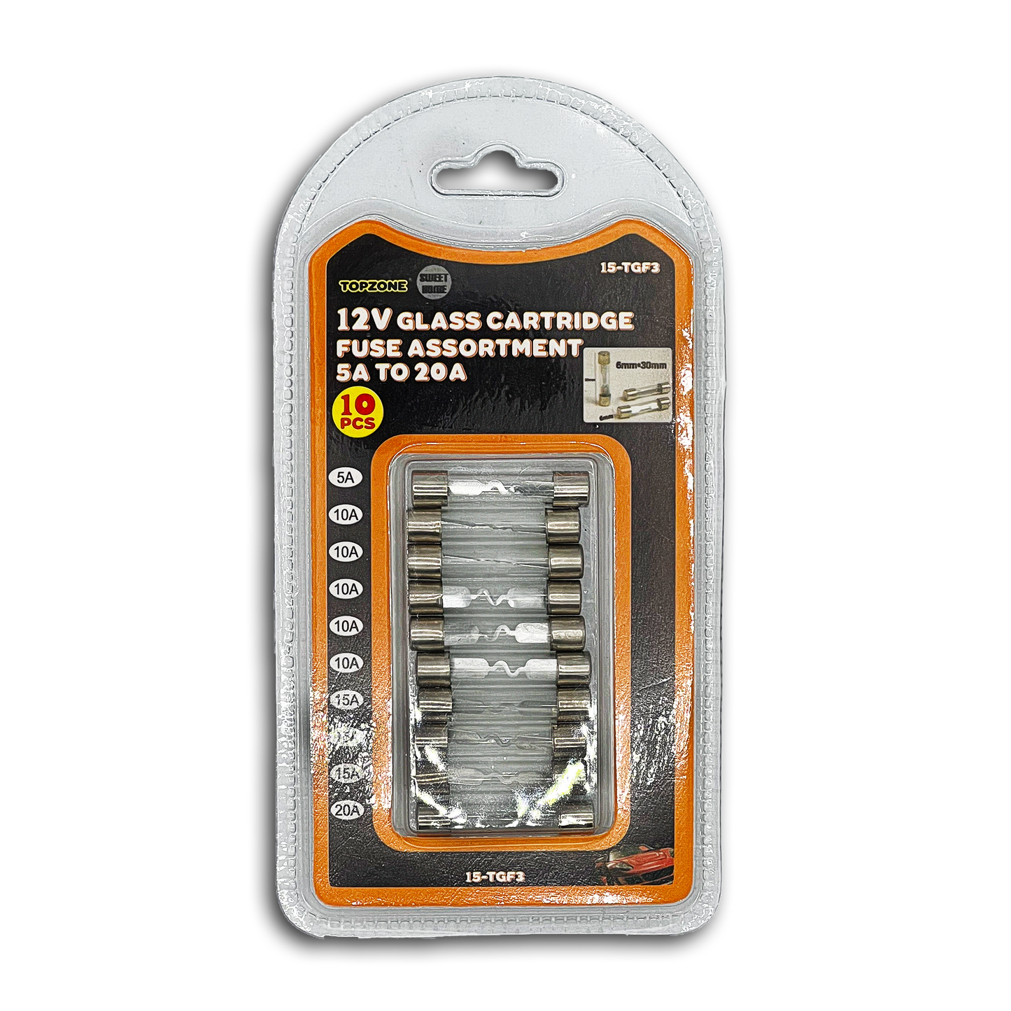 10PC 12V FUSE ASSORTMENT