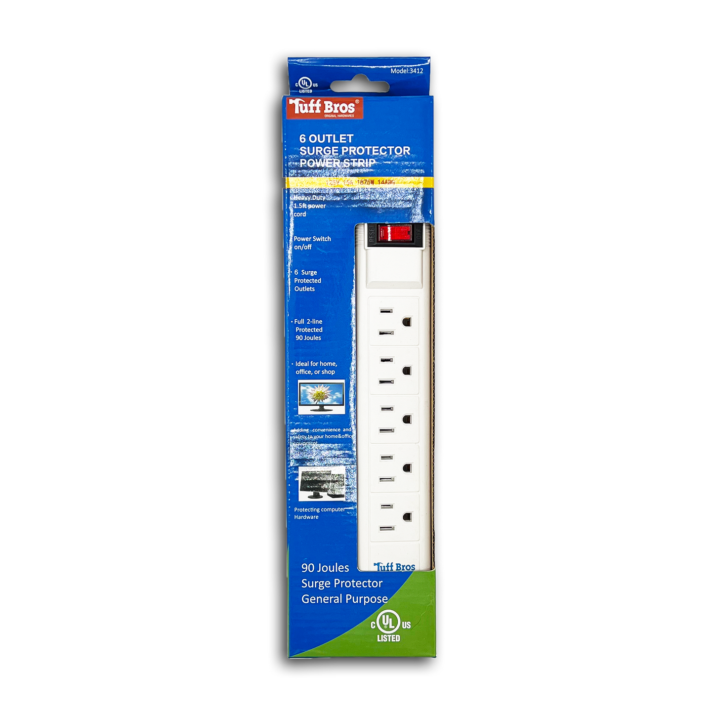 6-OUTLET SURGE PROTECTOR POWER STRIP