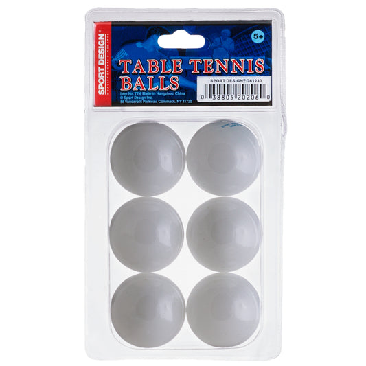 6PK TABLE TENNIS BALLS