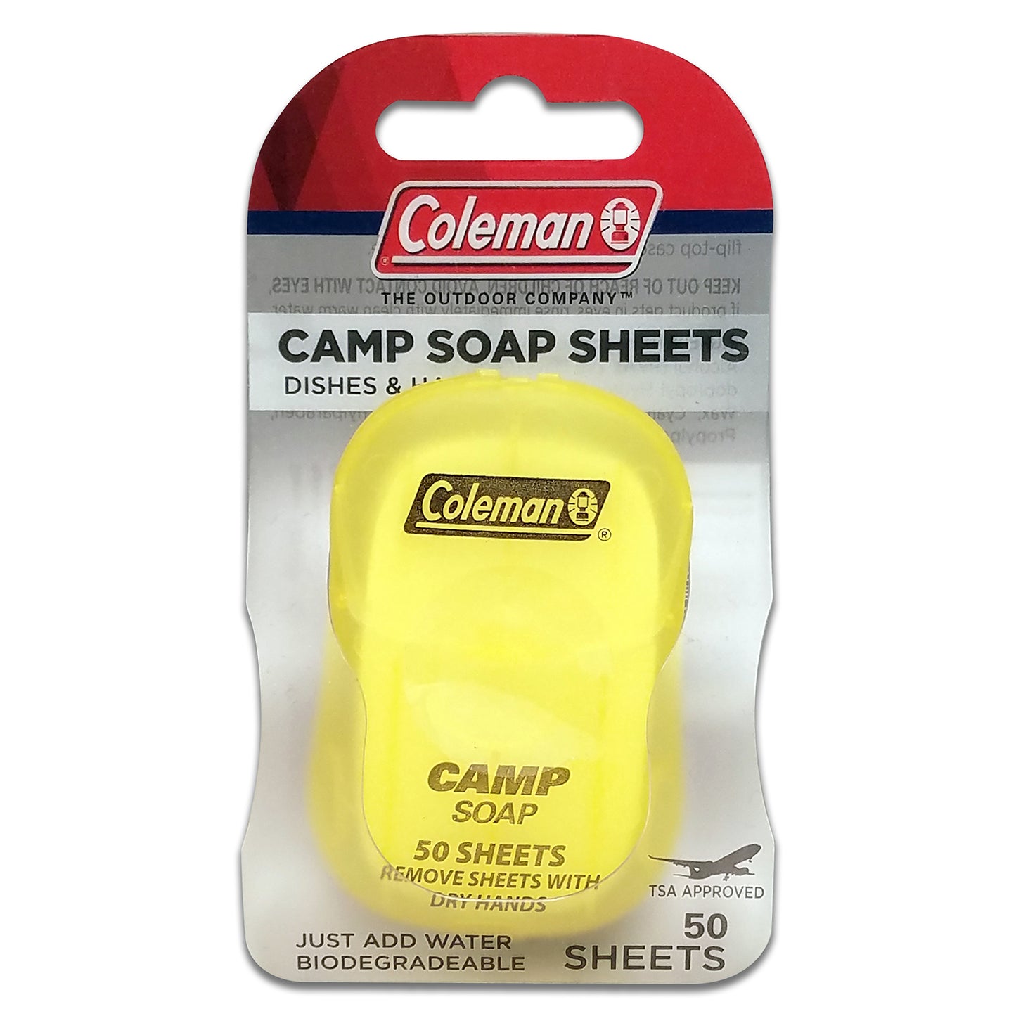 COLEMAN CAMP SOAP SHEETS