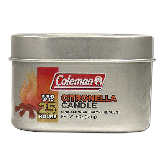COLEMAN CITRONELLA CANDLE TIN