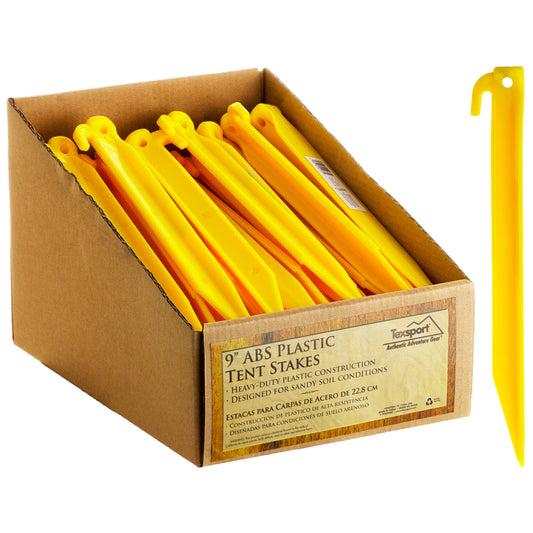 50PC PDQ PLASTIC TENT STAKE